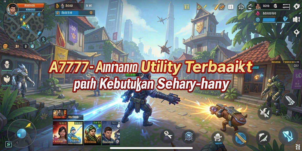 Screenshot utama A7777 menampilkan antarmuka aplikasi Utility yang intuitif.