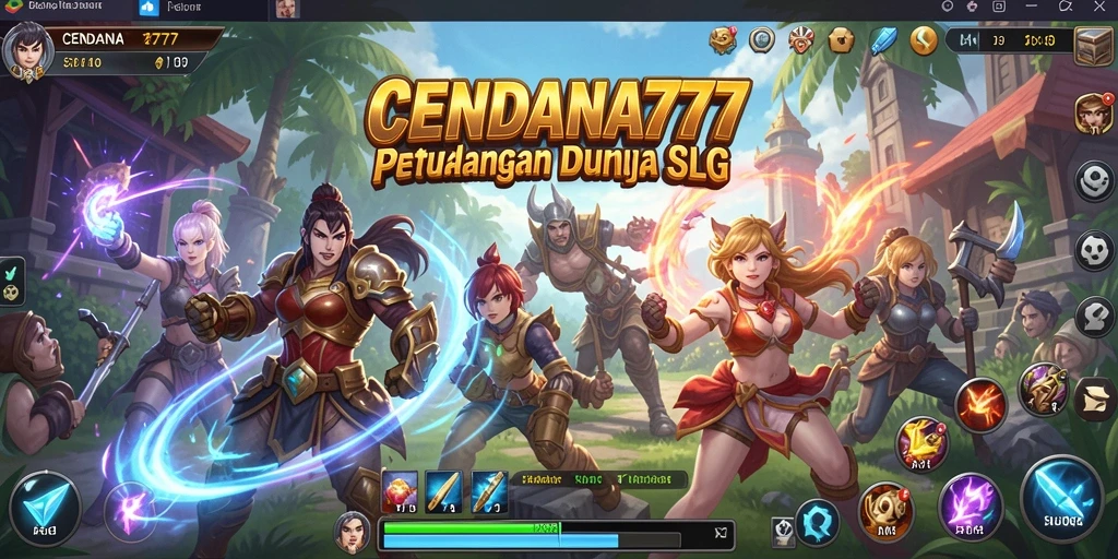 Tampilan gameplay CENDANA777 dengan strategi SLG yang menarik.