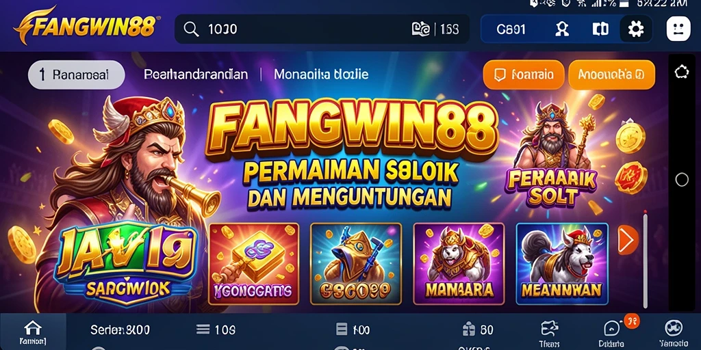 Tampilan gameplay menarik di FANGWIN88 dengan efek visual yang memukau.