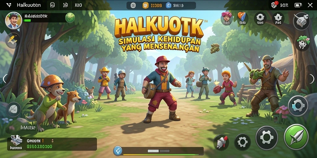 Tampilan menarik dari gameplay HALKUOTK yang penuh tantangan.