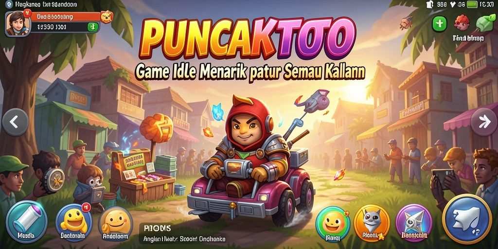 Tampilan gameplay PUNCAKTOTO yang mengasyikkan dan berwarna.