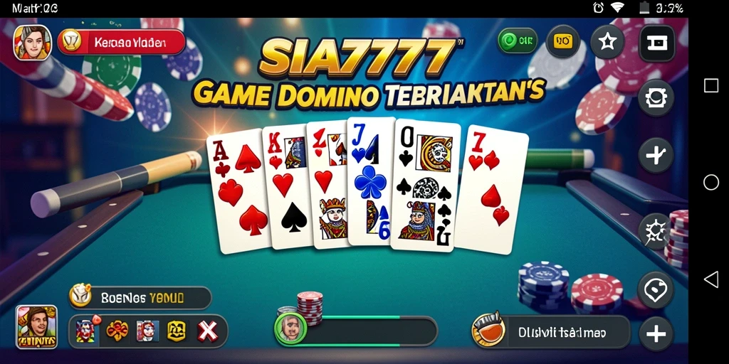 Screenshot gameplay SIA777 yang menampilkan keseruan permainan Domino.