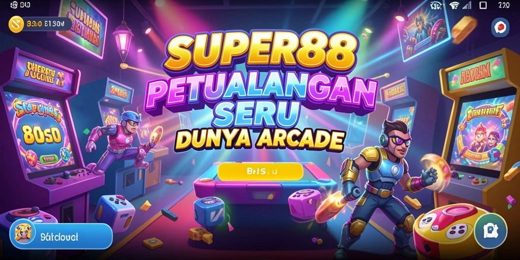 Screenshot gameplay SUPER88 yang menunjukkan keseruan di dunia Arcade.